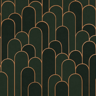 Grand Arches Pattern - Green Classic, Photowall