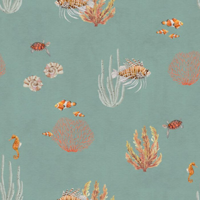 Coral Garden - Blue, Photowall