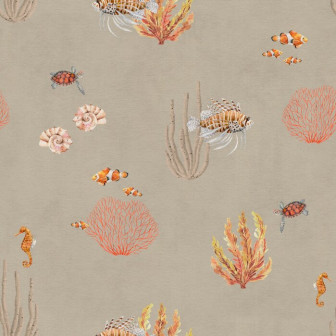 Coral Garden - Brown, Photowall