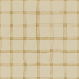 Fototapet bej cu model gingham