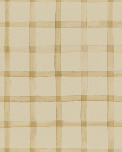 Fototapet bej cu model gingham