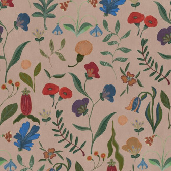 Fototapet floral cu design 