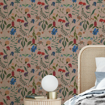 Fototapet floral cu design 