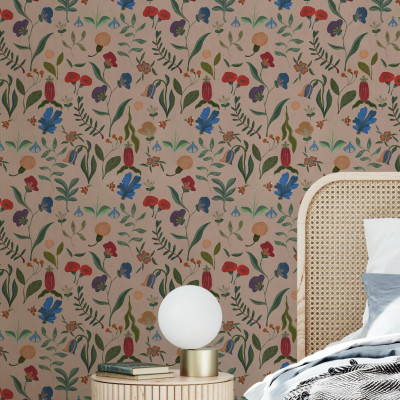 Fototapet floral cu design 