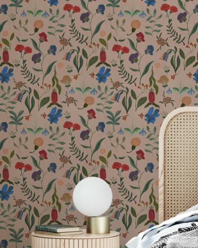 Fototapet floral cu design 