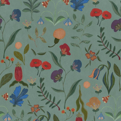 Fototapet floral cu design vibrant
