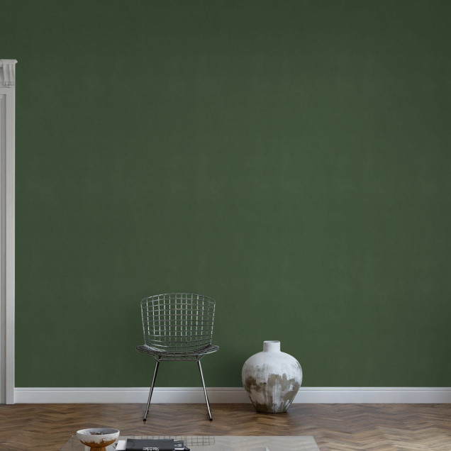 Fototapet verde în living modern