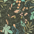 Dancing Verdure - Dark, Photowall
