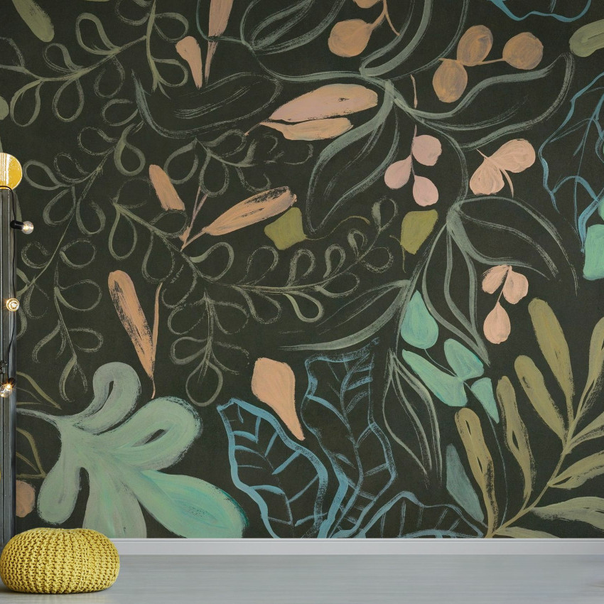Fototapet cu design floral 