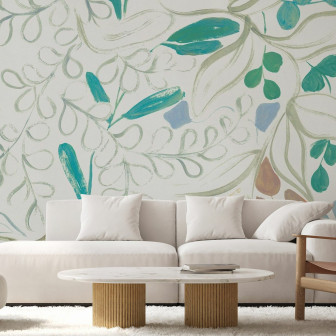 Fototapet cu design floral 