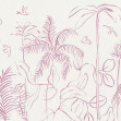Vestured Line - Pink, Photowall