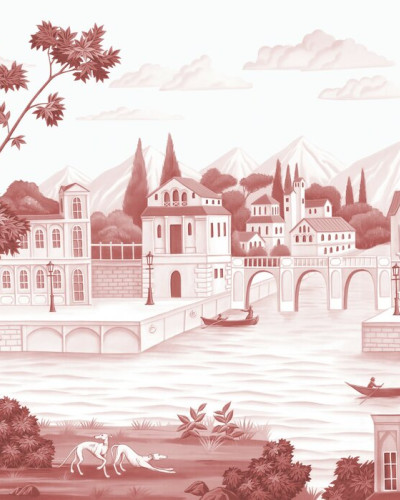 By the River - Red, Photowall