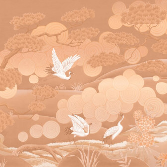 Swirl - Beige, Photowall