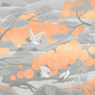 Swirl - Grey, Photowall