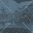 Bracken - Antique Lily Faded Denim, Photowall