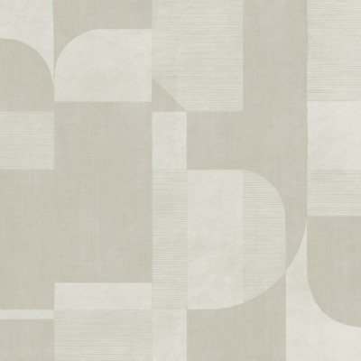 Fototapet bej cu design geometric abstract
