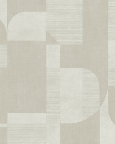 Fototapet bej cu design geometric abstract