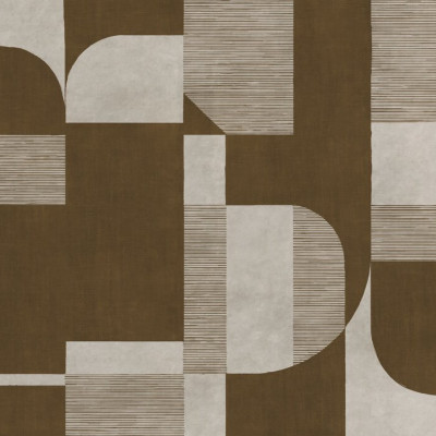 Fototapet cu design geometric in tonuri de maro