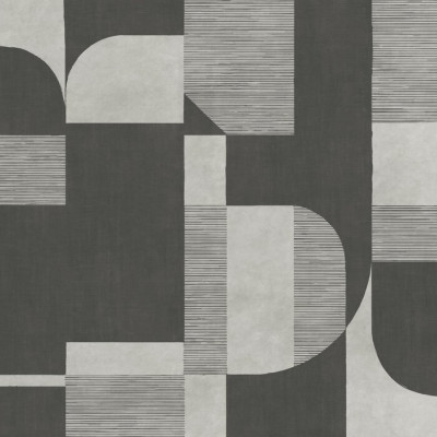 Fototapet cu design geometric în tonuri de gri închis