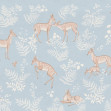 Baby Deer - Blue, Photowall