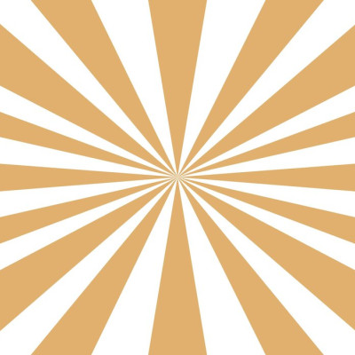 Fototapet cu model geometric galben și alb într-o cameră de copii
