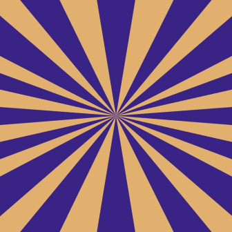 Circus - Rectangle - Dark Blue and Yellow, Photowall