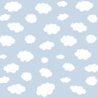Clouds - Blue, Photowall