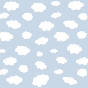 Clouds - Blue, Photowall
