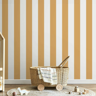 Stripes - Yellow, Photowall