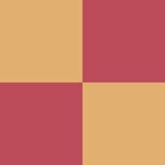 Square - Raspberry and Yellow, Photowall