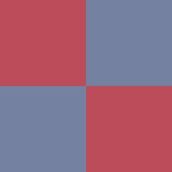 Square - Raspberry and Blue, Photowall