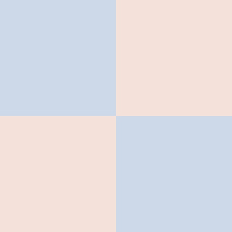 Square - Light Blue and Pink, Photowall