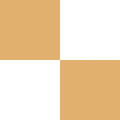 Fototapet cu design geometric în carouri galbene și albe