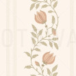 Striped Rose - Pink, Photowall