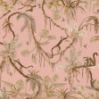 Playful Monkeys - Vintage - Pink, Photowall