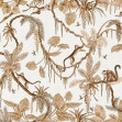Playful Monkeys - Vintage - White, Photowall