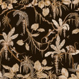 Playful Monkeys - Vintage - Black, Photowall
