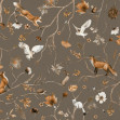 Playful Forest - Taupe, Photowall