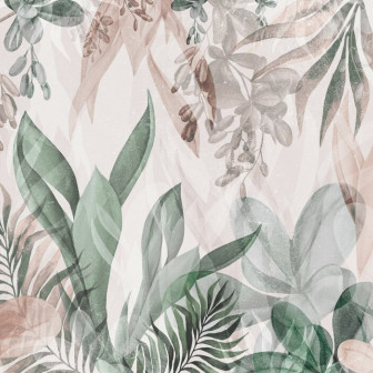 Leafy Greenery, Green, Photowall