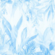 Leafy Greenery, All Blue, Photowall