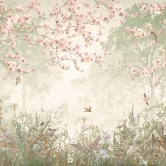 Sparkling Garden - Green, Photowall