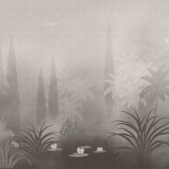 Moonlit Serenity II - Grey, Photowall