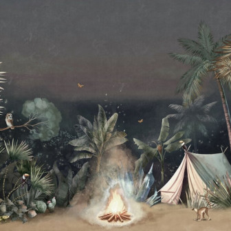 Nature Camping - Dark, Photowall