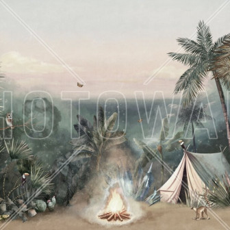 Nature Camping - Long, Photowall