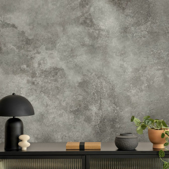 Fototapet cu fundal grunge smokey alb-negru