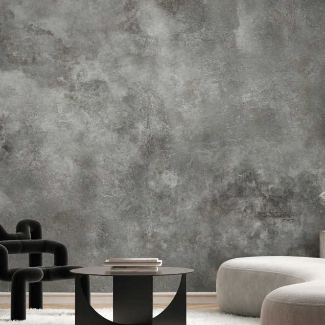 Fototapet cu fundal grunge smokey alb-negru