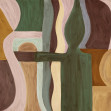 Geometric Modern Abstract - Beige, Photowall