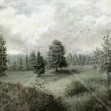Lush Plants and Trees Landscape - Light, Photowall