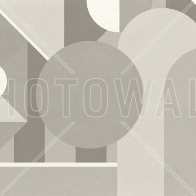 Fototapet cu model geometric elegant în tonuri de gri