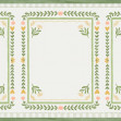 Flower Foliage Frame - White IV, Photowall